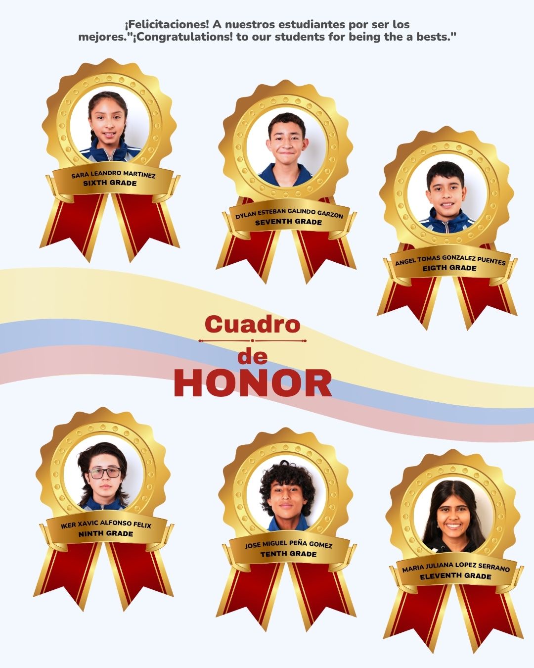Cuadro de Honor Bachillerato